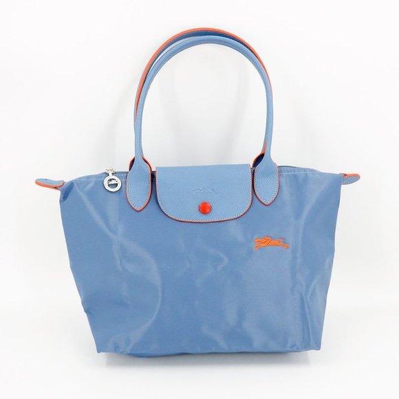 Longchamp Bags Longchamp Le Pliage Club Large Nylon Shoulder Tote Light Blue Poshmark
